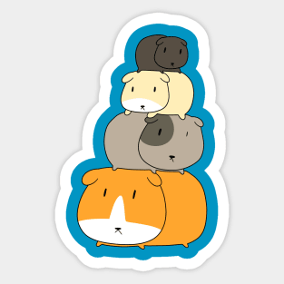 Guinea Pig Stack Sticker